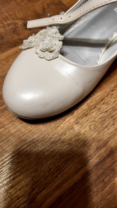 Buty białe komunijna komunijne