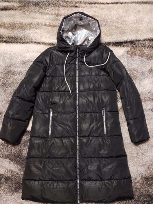 Płaszczy zimowy, czarny, xs