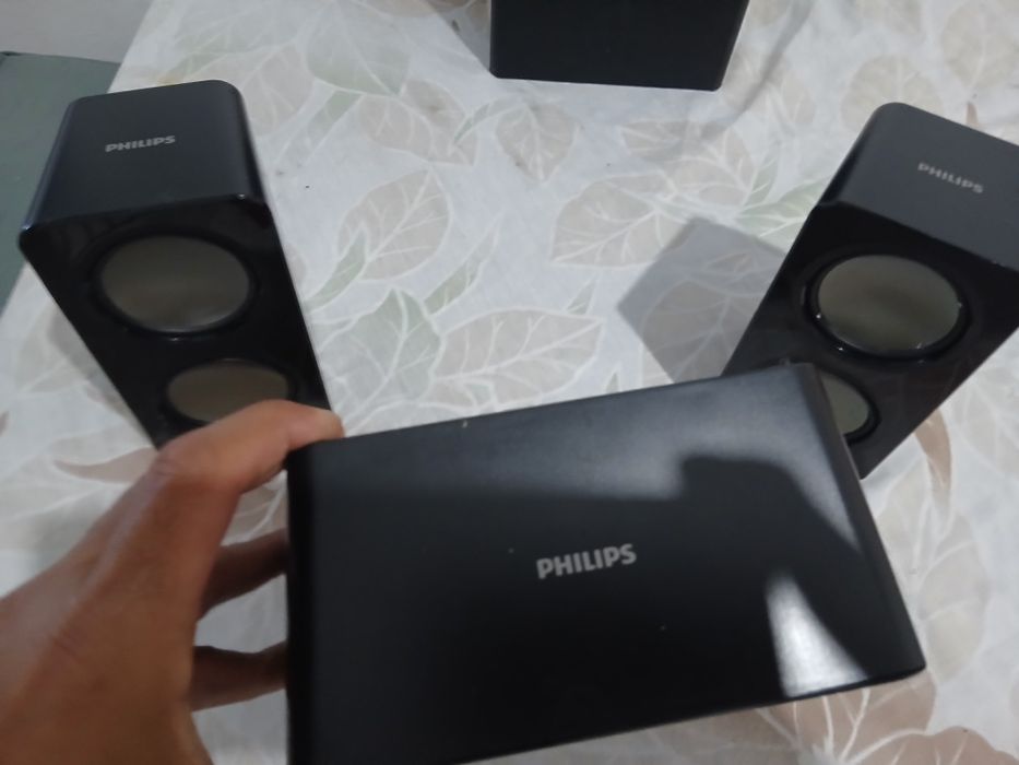 Sistema home cinema,colunas mais subwoofer Philips