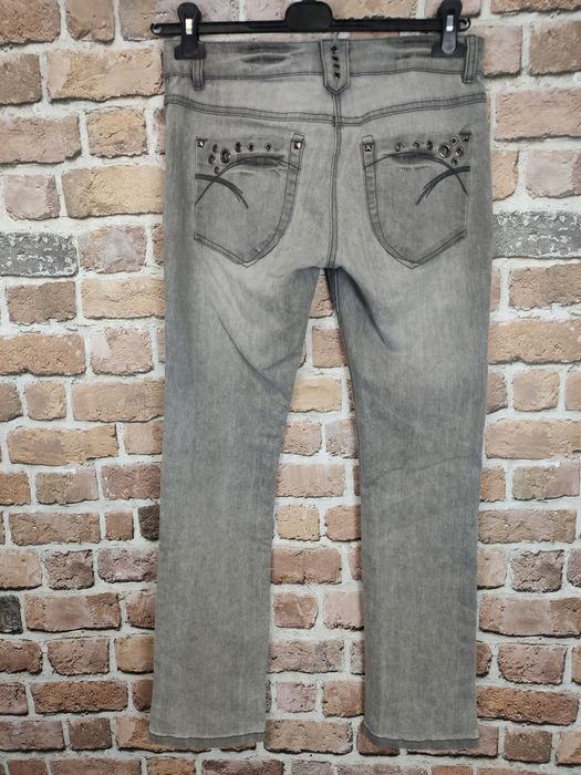 Tu fajne szare jeansowe spodnie damskie rozm 38-40