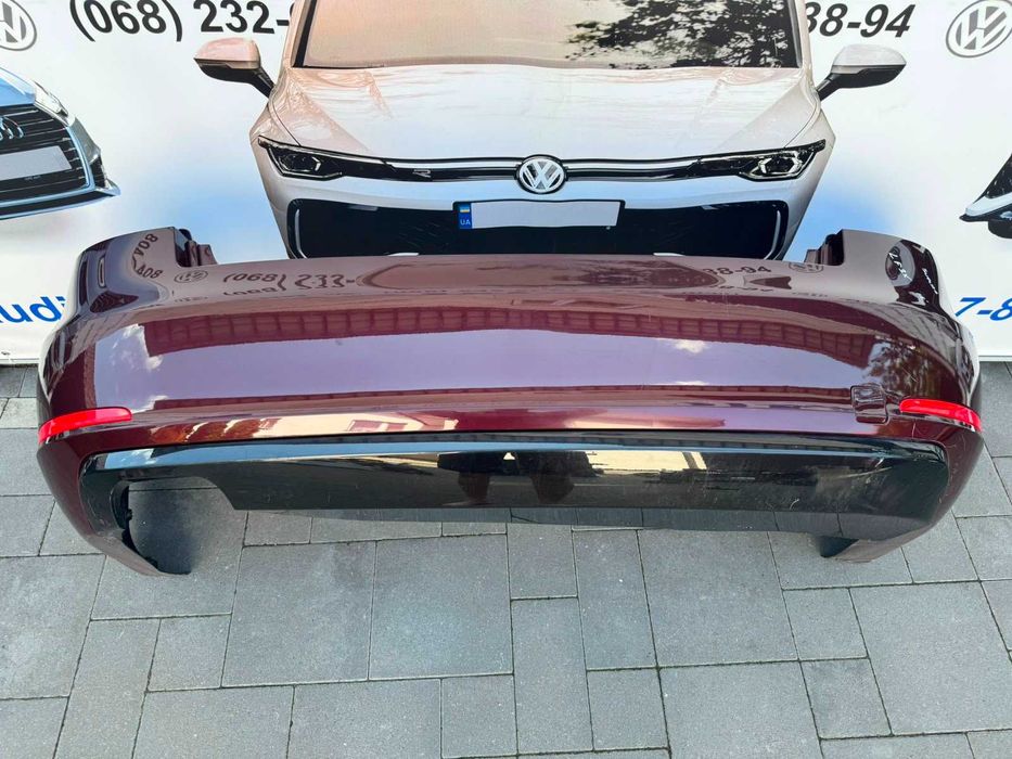 Бампер задній ліфбек Skoda Superb 2015 Друге покоління (B6, рестайлінг) оригінал 3t0807421