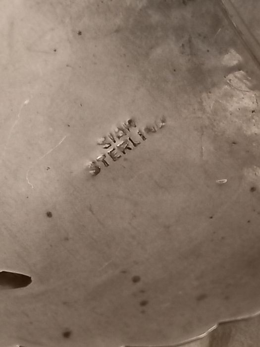 Broszka srebrna Anglia