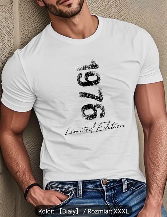 Nowa koszulka męska 1976 Limited Edition T-shirt XXXL . Wysyłka InPost