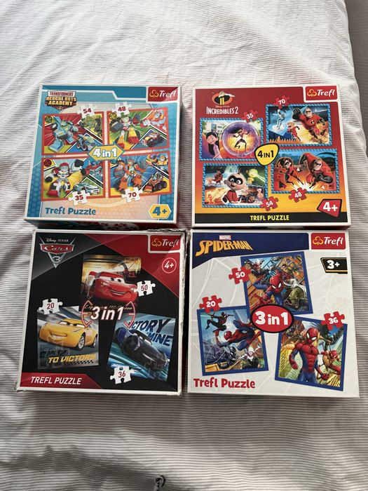 Puzzle Trefl 4 sztuki