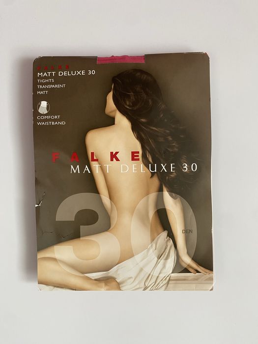 Różowe matowe rajstopy Falke S 30DEN