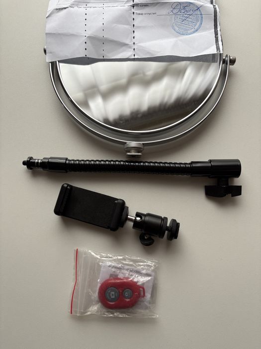 Професійна кільцева лампа зі штативом Mircopro RL-18II