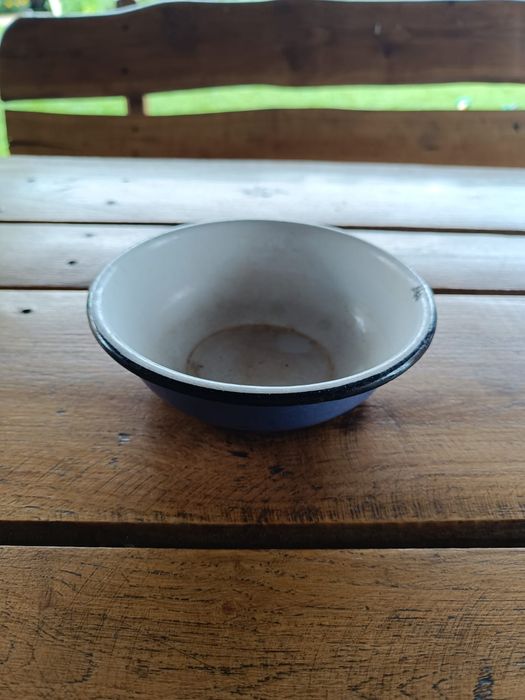 Emaliowana miska prl