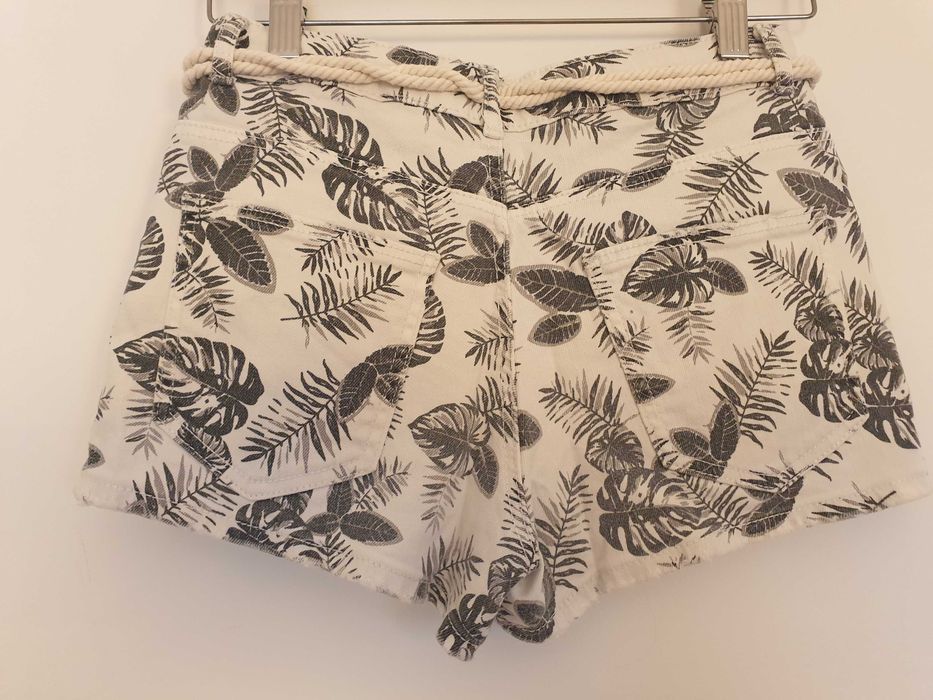 Calções de ganga elástica Zara Kids 11-12 anos (152cm)