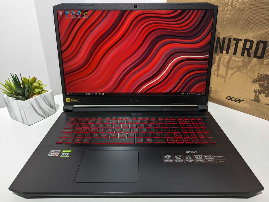 LAPTOP GAMINGOWY Acer Nitro RTX 3050 Ti Ryzen 5 5600H 144hz Komputer