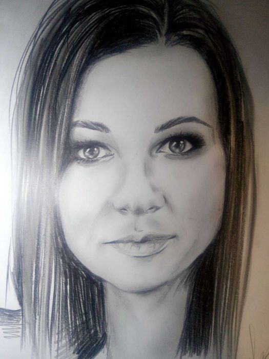 Портреты карандашом, акрилом
