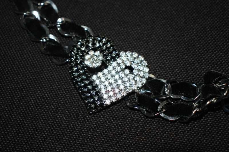 Cinto em metal com o coração brilhante BIJOU BRIGITTE