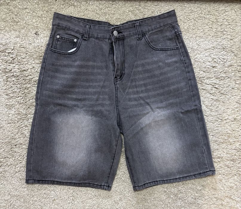 Широкі джинсові шорти opium shorts jaded london bershka sk8 реп Базові Сірі Vintage Archive Архив