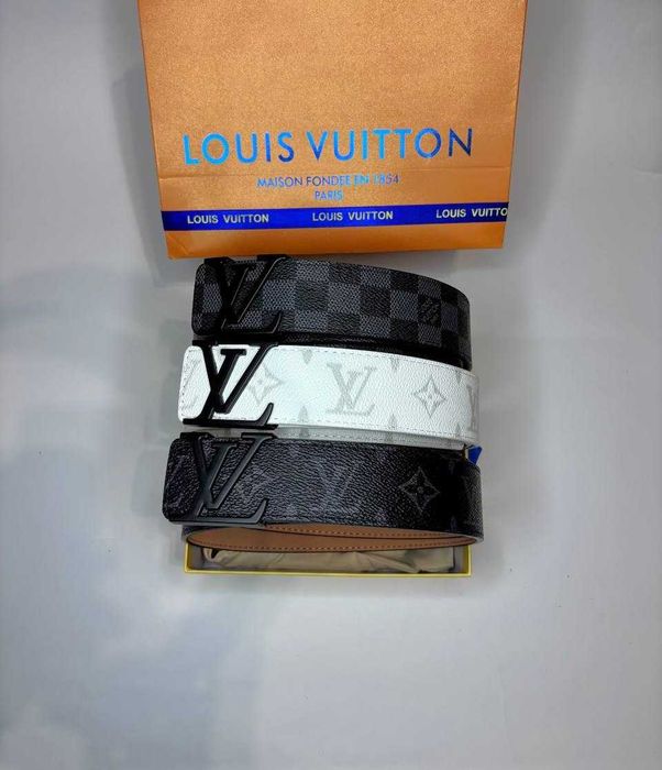 Ремінь Louis Vuitton Belt | Ремень LV | З гравіруванням