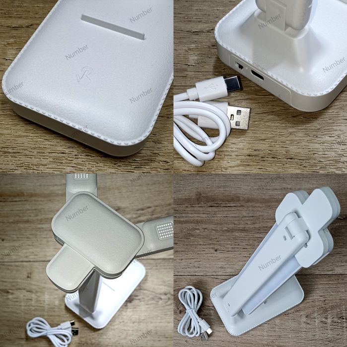 Лампа акумуляторна настільна 15+ годин світла  Автономна Type-C LED