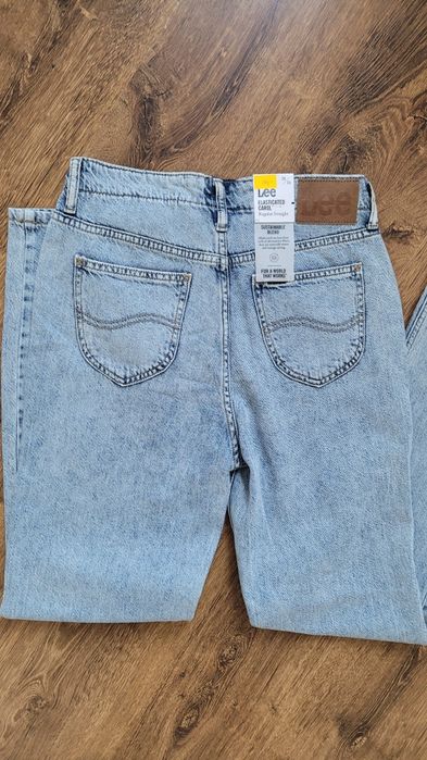 Spodnie damskie jeansowe elasticated Carol Lee regular straight 26/33