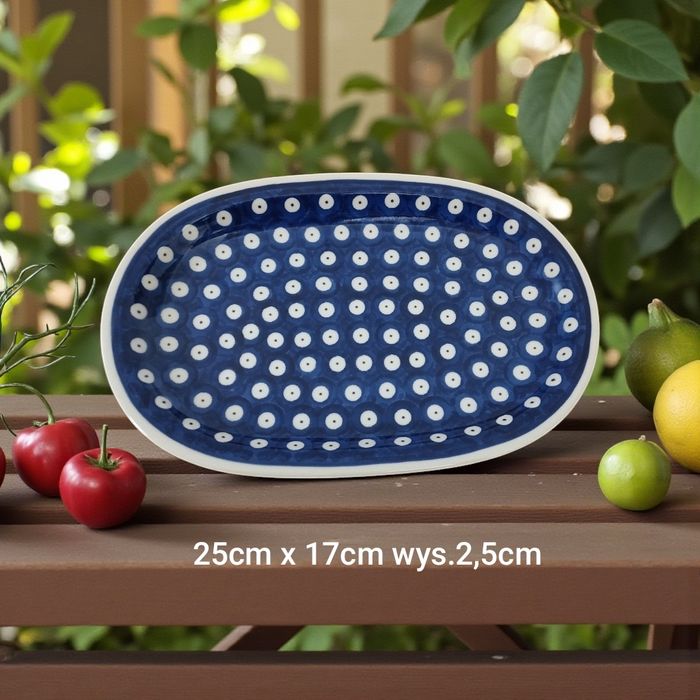 Półmisek 25x17 cm.Gat 1.Ceramika Bolesławiecka