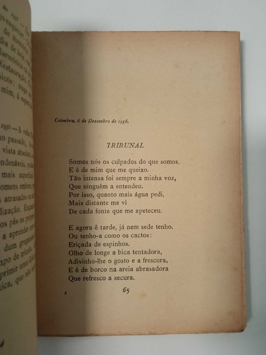 1a edição: Diário VIII, de Miguel Torga