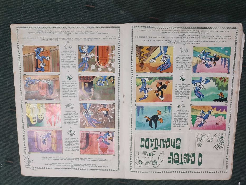Caderneta de Cromos antiga Pernalonga & Cª 2º Vol - 1967 - Completa