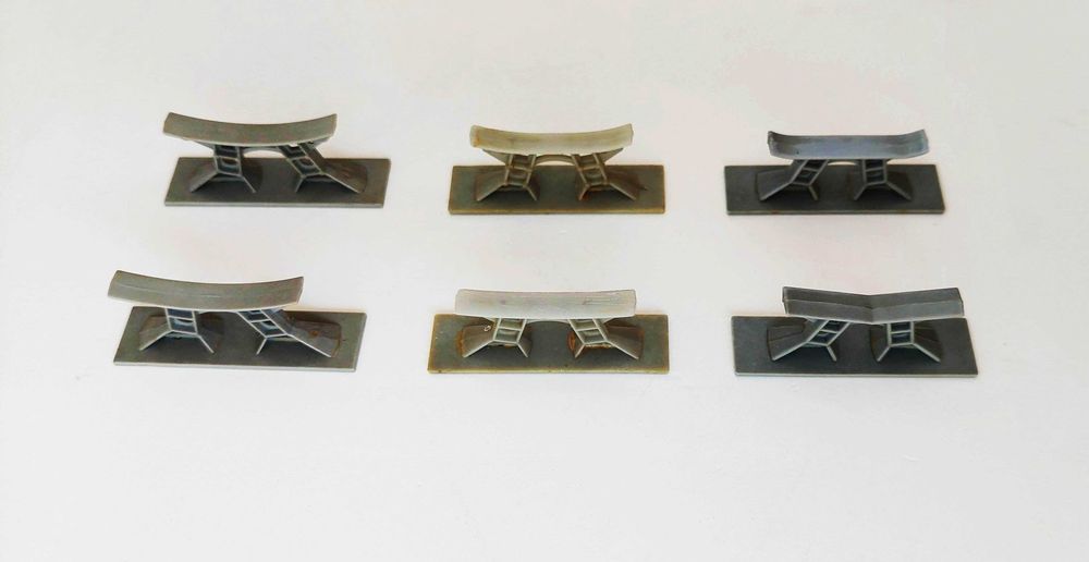 Bases de plástico para kits de modelismo naval 1:600, 1:700, 1:720