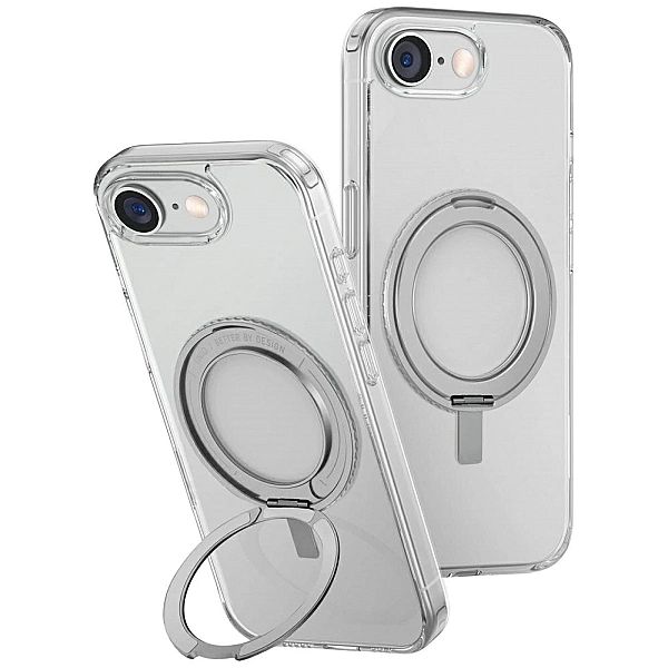 Etui UNIQ Swivix 360 Rotating Kickstand na iPhone 16e - przezroczyste