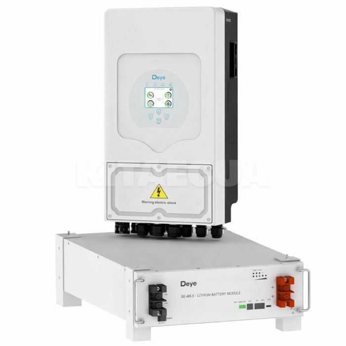 НАЛИЧИЕ Deye 6 кВт lifepo4 pro b / c инвертор резервное питание,