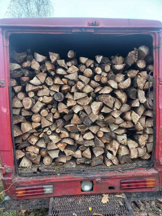 Дрова рубані гарної якості береза, вільха, дуб, граб