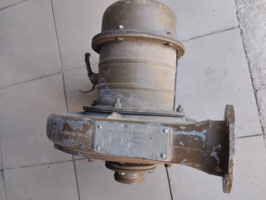 Нагнітач повітря електровентилятор,турбіна єв-75-12 новий