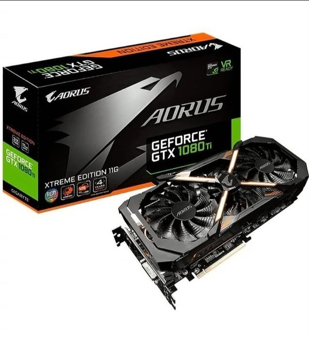 Excelente placa gráfica modelo GTX 1080TI de 11GB DDR5X como nova