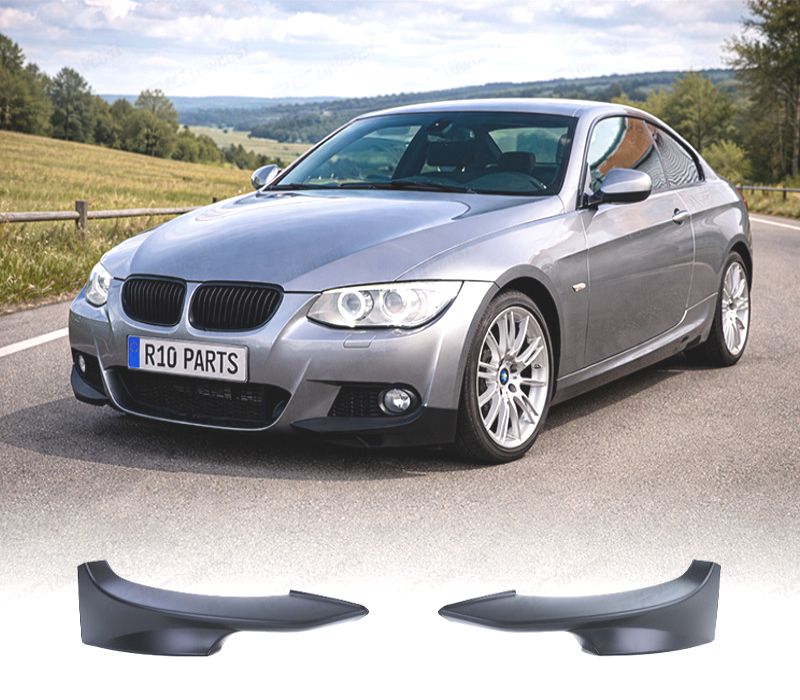 SPLITTERS PARE-CHOQUES BMW E92 E93 10-13 LOOK M PERFORMANCE PRETO FOSCO