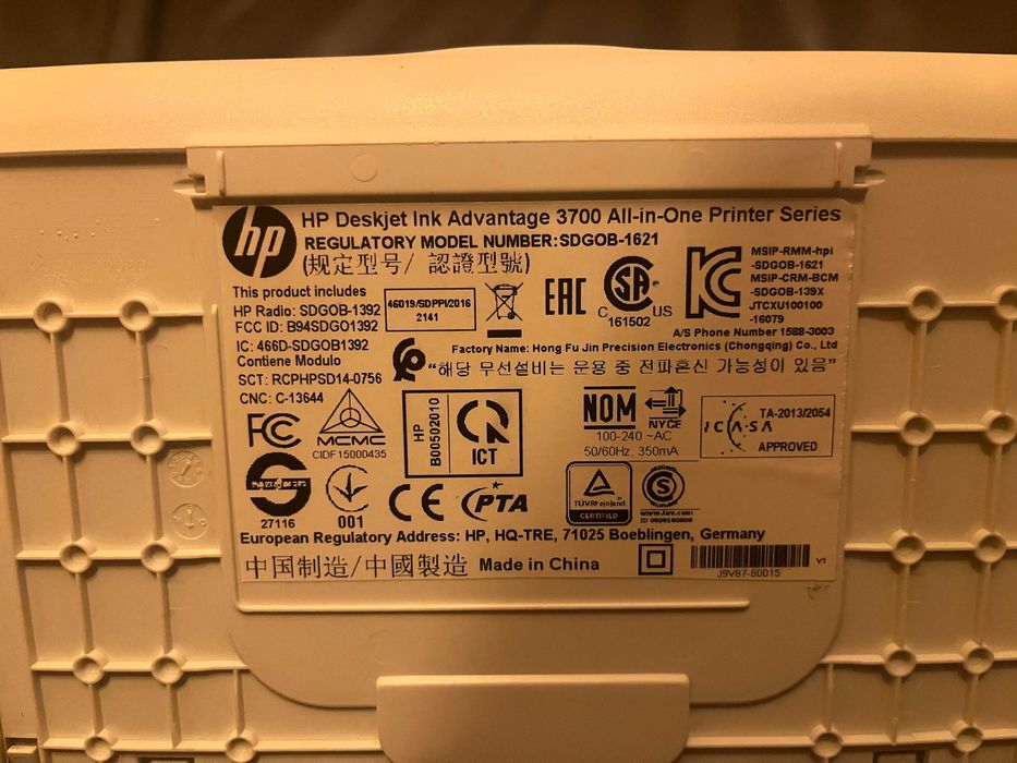 Drukarka HP Desk Jet 3775