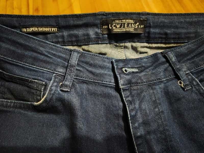 Jeansy męskie LCW Jeans 770 Super Skinny Fit rozmiar W30 L31