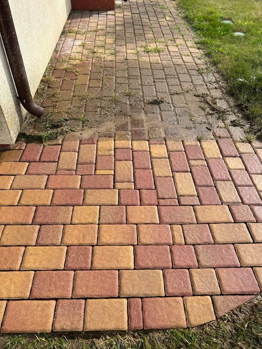 Czyszczenie Mycie kostki brukowej i elewacji