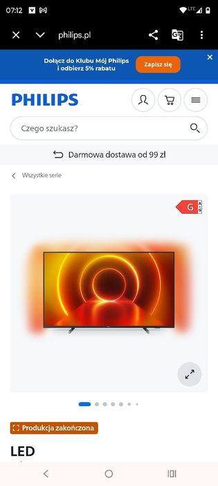 Telewizor Philips 50PUS7805/12