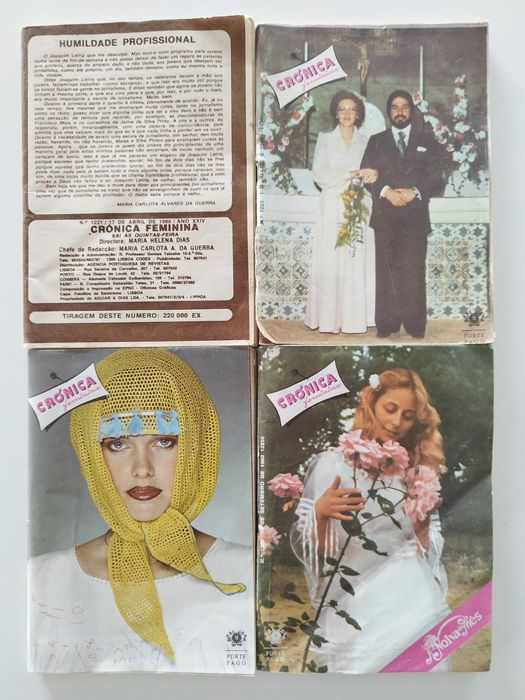 Revistas Crónica Feminina 1980