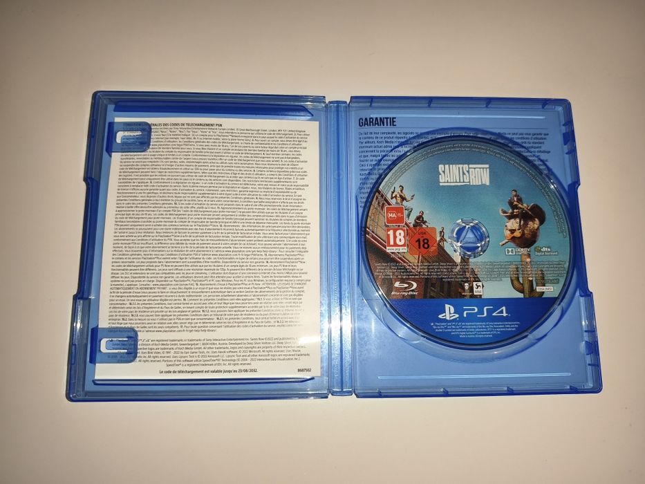 Gra Ps4 Saints Row gry PlayStation 4 Sniper UFC GTA V Mafia Crash NFS