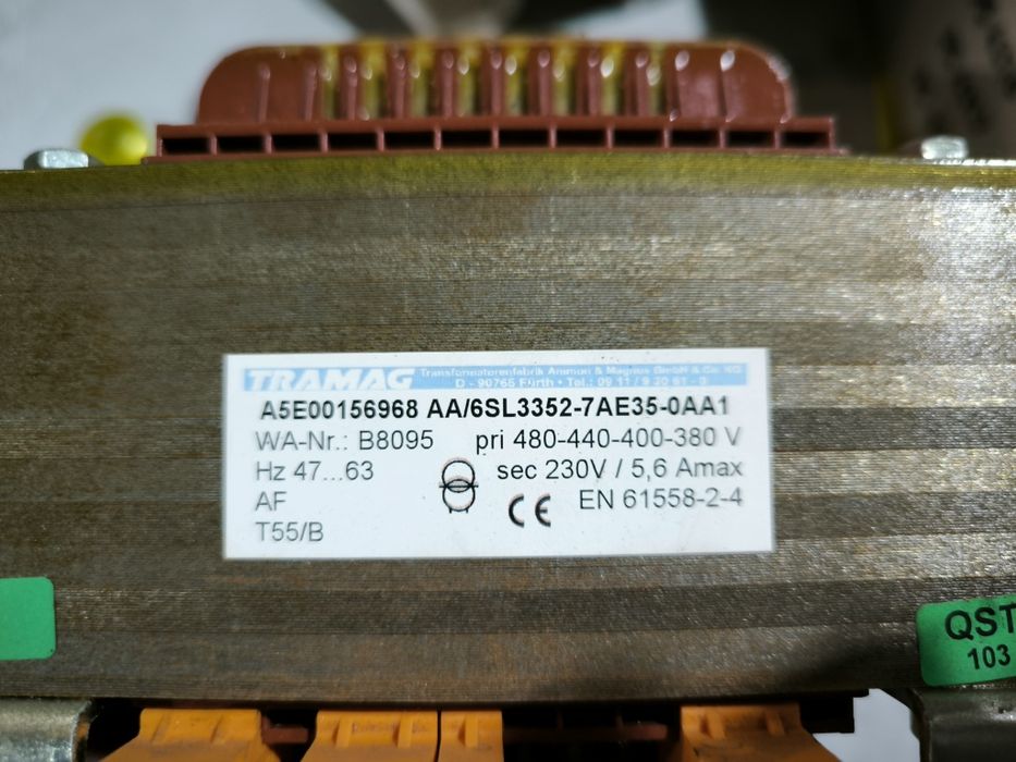 Трансформатор A5E00156968 AA/6SL3352-7AE35-0AA1