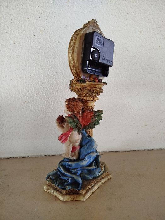 Relógio bibelot vintage Anjo