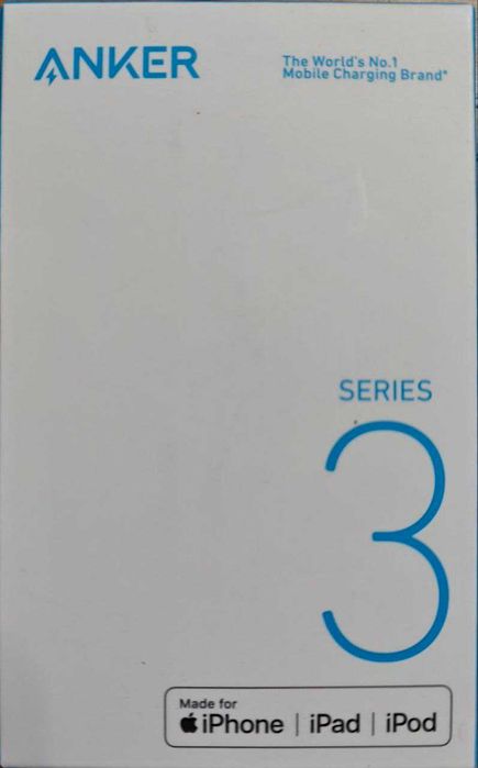 Кабель Anker 310 USB-C to Lightning 1.8 м білий