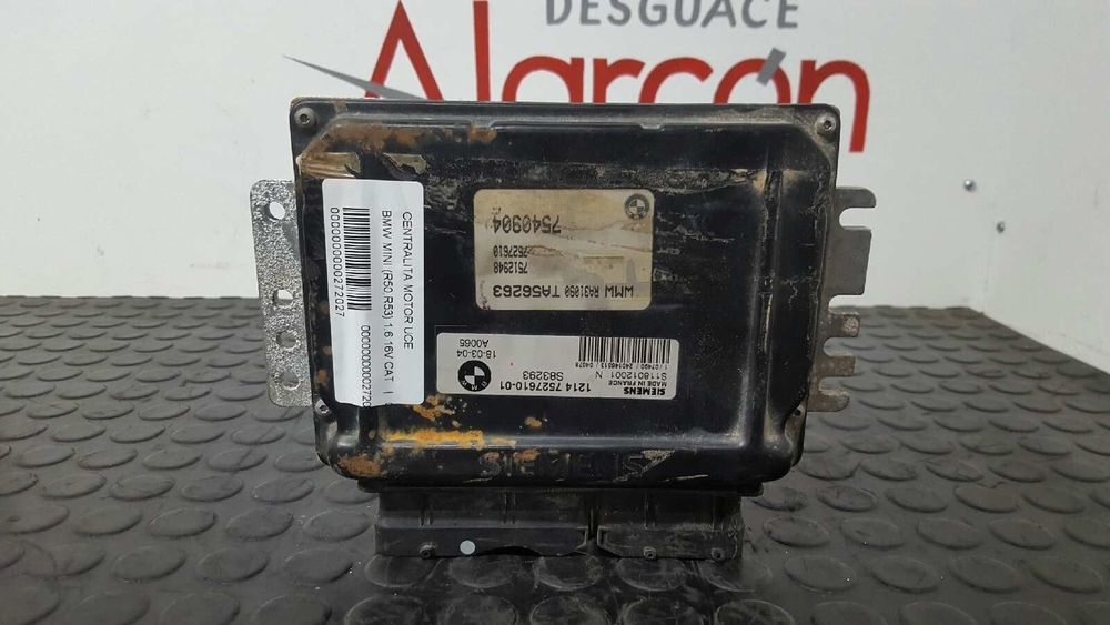 CENTRALINA DO MOTOR UCE BMW MINI (R50,R53) 1.6 16V CAT