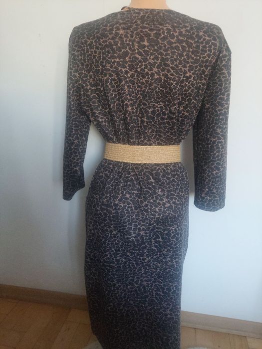 Sukienka z miękkiej grubszej dzianiny