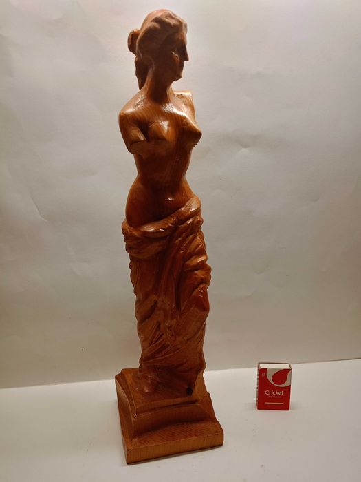 Duża rzeźba Wenus z Milo -lite drewno-rękodzieło.