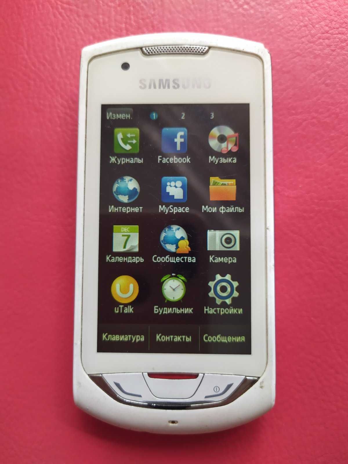 Телефон самсунг GT-S5620 белый на одну сим: 350 грн. - Мобильные ...