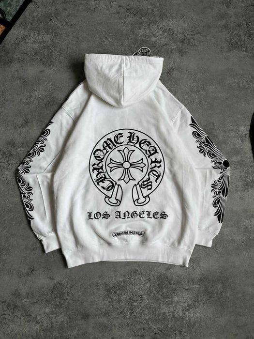Біле Худі Chrome Hearts з бірками