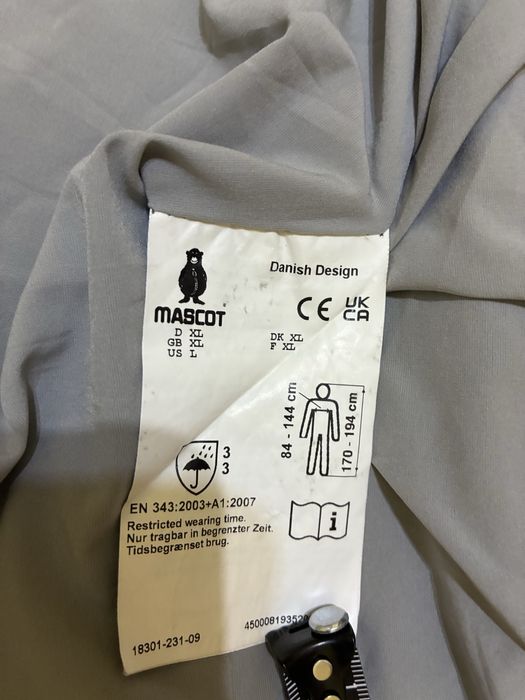 (L)Легка робоча куртка MASCOT Hardshell CORDURA®.