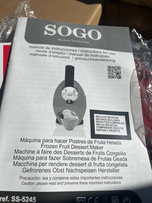 Maquina sobremesas geladas