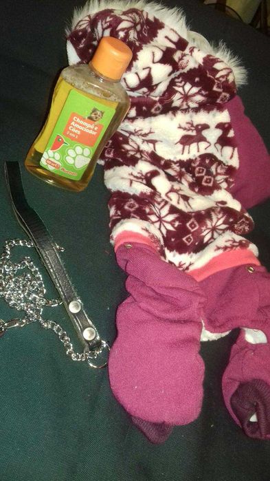 Casaco fuschia para cadelinha de porte pequeno ou médio NOVO