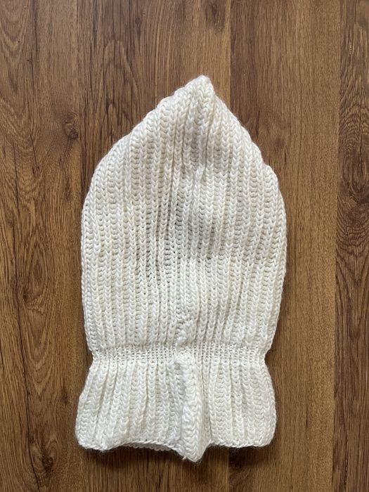 Czapka komin handmade M wełna moher