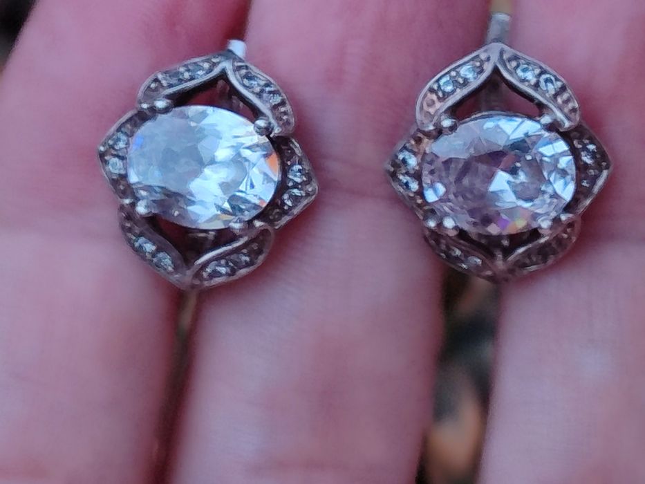 Серьги серебряные