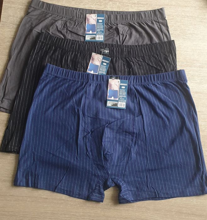 3×bokserki męskie 6XL