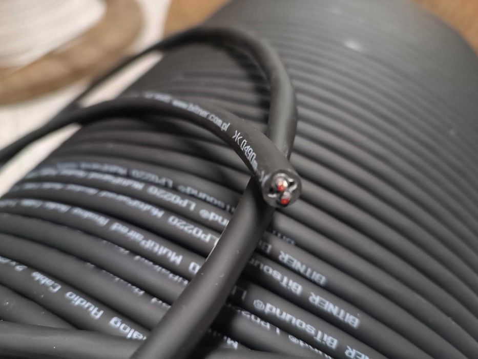 Kabel wieloparowy multicore 2x2x0,21 AUDIO Bitner Bitsound LP220 przewód multiparowy 2 pary symetryczne 100m